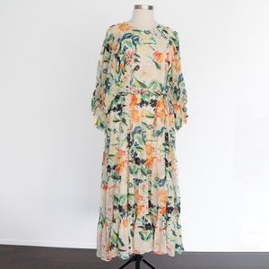 Ted Baker. Kiyrie Painterly Maxi Dress